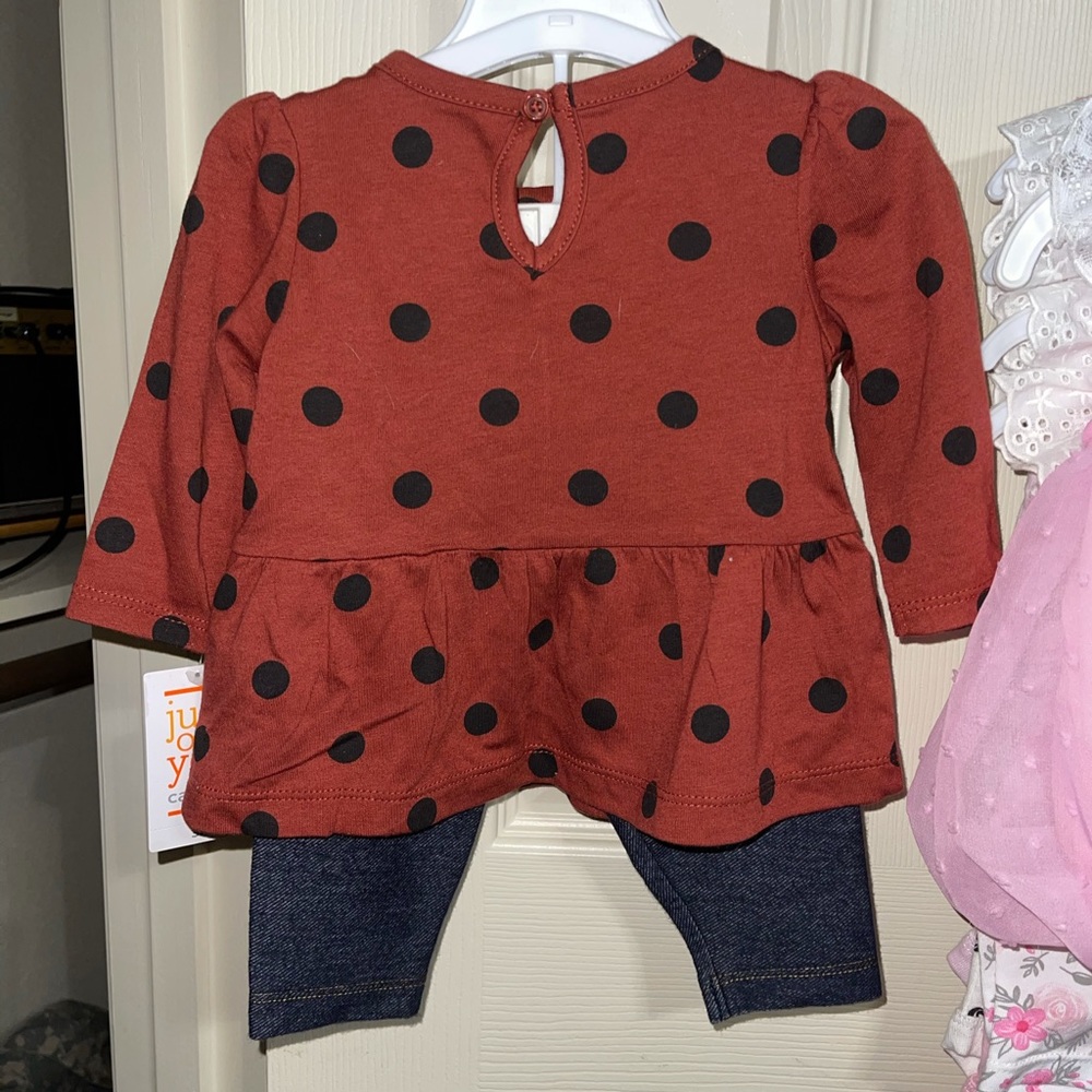 Polka dot pant set